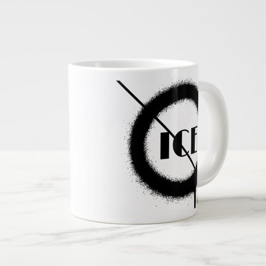 love one another Jumbo-Tasse (Vorderseite Rechts)