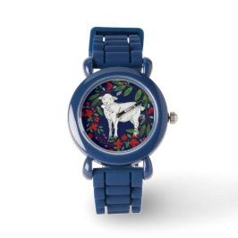 Love One Another | Lamb & Floral Kids Watch Armbanduhr
