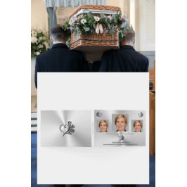 Love One, Heart and Rose - Condolence Book Gästebuch