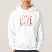 Love - One Heart. Seven Forms T-Shirt Hoodie (Vorderseite)