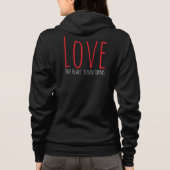 Love - One Heart. Seven Forms T-Shirt Hoodie (Rückseite)