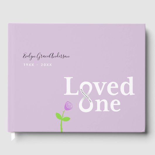 Love One Memorial Service Gästebuch (Vorderseite)