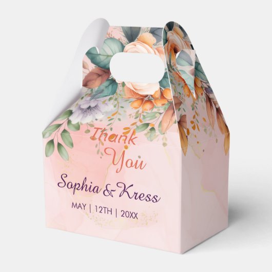 Love, Packed with Thanks Geschenkschachtel (Vorderseite)