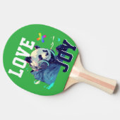 LOVE × PANDA - Custom Tischtennis Schläger (Seitenansicht)