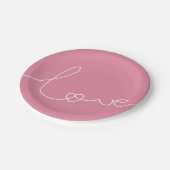 LOVE PAPPTELLER (Schrägansicht)