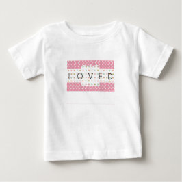 Love Pastel Hearts & Polka Dots Niedlicher T - Shi Baby T-shirt