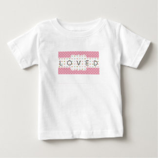 Love Pastel Hearts & Polka Dots Niedlicher T - Shi Baby T-shirt