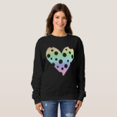 Love Pastel Rainbow Love Heart Sweatshirt (Vorne ganz)