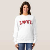 LOVE Patchwork-Sweatshirt Sweatshirt (Vorne ganz)