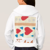 Love Path Mädchen Fleece Pullover Kapuzenpullover (Rückseite)