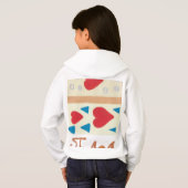 Love Path Mädchen Fleece Pullover Kapuzenpullover (Schwarz voll)