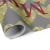 love pattern of names personalized geschenkpapier (Rolleneckpunkt)