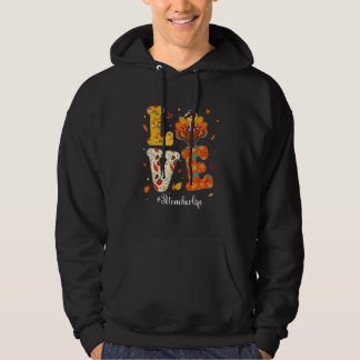 Love PE Teacher Life Turkey Teacher Thanksgiving D Hoodie