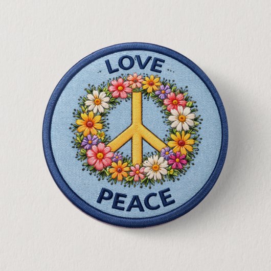 Love Peace Button (Vorderseite)