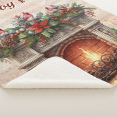 Love, Peace, Joy: Cozy Sherpa Blanket Sherpadecke (3/4)