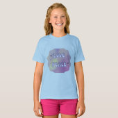 Love Peace Pastel Aesthetic Kids T-Shirt (Vorne ganz)