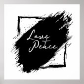Love & Peace poster & Prints (Vorne)
