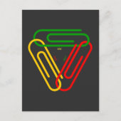 Love - Peace - Unity Postkarte (Vorderseite)