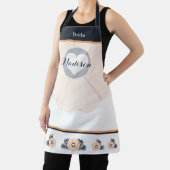 Love Peach Blossom Botanische Schürze für Bride (InSitu)