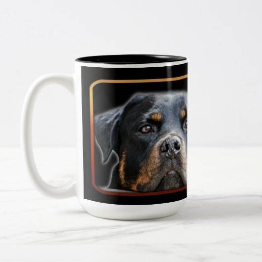Love Pet Rottweiler Tasse (Links)