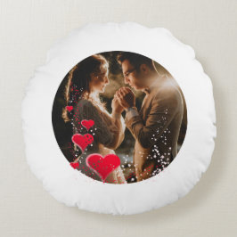 Love Photo Rundes Kissen