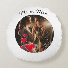 Love Photo Rundes Kissen