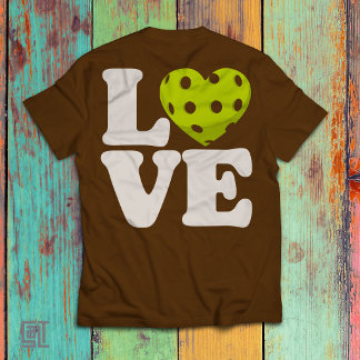 Love Pickleball Heart T-Shirt