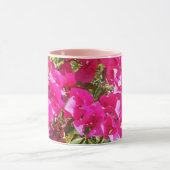 Love Pink Bougainvillea Print Coffee Tasse (Zentrum)