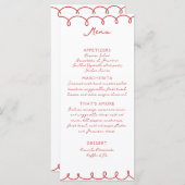 Love & Pizza | Whimsical Menu (Vorne/Hinten)