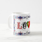 Love Portugal Kaffeetasse (Vorderseite Links)