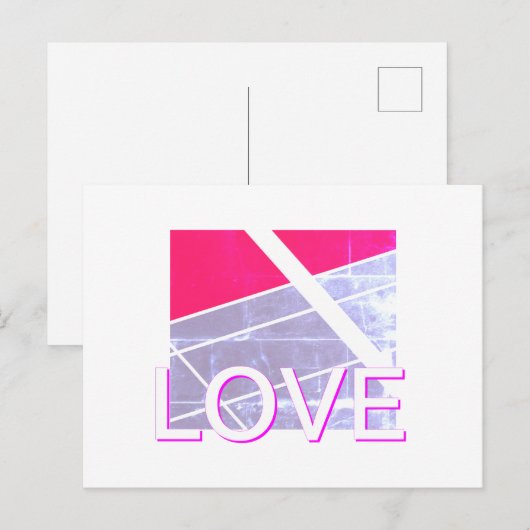 love postkarte (Vorne/Hinten)