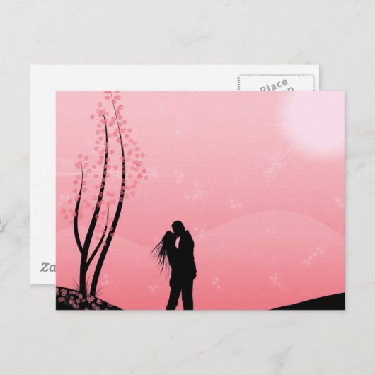 Love Postkarte (Vorne/Hinten)