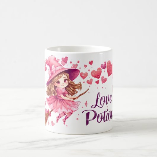 Love Potion Mug | Cute Witch Valentine Cup Kaffeetasse (Mittel)