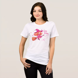 Love Potion Witch T-Shirt | Cute Pink Halloween Te Tri-Blend Shirt