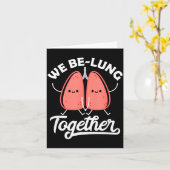 Love Pun Resratory Therast We Belung Together Vale Karte (Gelbe Blume)