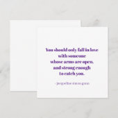 Love quote ankündigung (Vorne/Hinten)