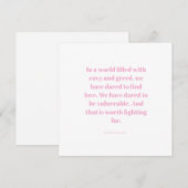 Love quote save the date (Vorne/Hinten)