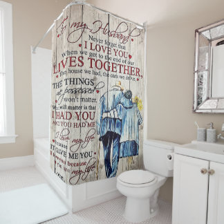 Love Quotes To My Husband, Home Decor Duschvorhang