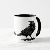 Love Raven Bird So Much Fun Quote Saying Mug Tasse (VorderseiteRechts)