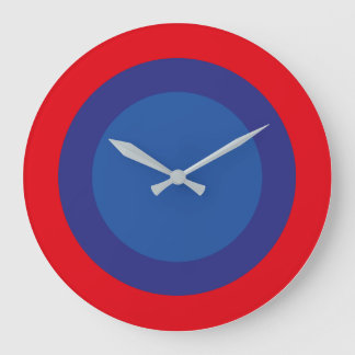 LOVE RED BLUE SPECIAL USA/EEUU by Masanser Große Wanduhr