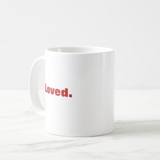 Love Red Coffee Tasse (Vorderseite Links)