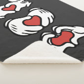 Love Red Heart Mouse Hands Sherpadecke (3/4)