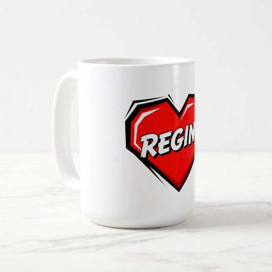 Love Regina Kaffeetasse (Vorderseite Links)