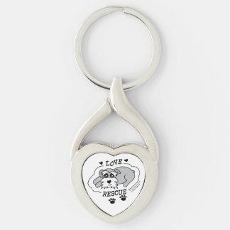 Love Rescue - Heart Keychain Schlüsselanhänger