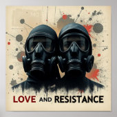 LOVE & RESISTANCE Modern Graphic 2 Poster (Vorne)