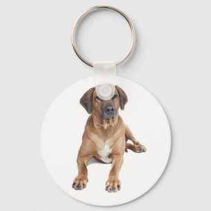 Love Rhodesian Ridgeback Puppy Dog Keychain Schlüsselanhänger