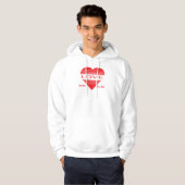 Love & Romance Concept Design with Heart Elements Hoodie (Vorne ganz)