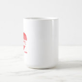 Love & Romance Concept Design with Heart Elements Kaffeetasse (Mittel)
