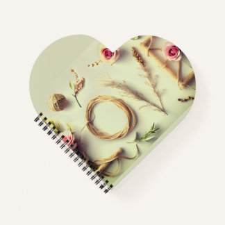 “Love Rose” Spiralherz Notizblock