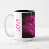 Love Roses Zweifarbige Tasse (Links)